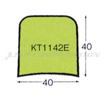 密集して防舷材(すべり材) KT1142E WH(白いこと) 4m 短艇属具 スポーツ・アウトドア-ボート-マリンスポーツ