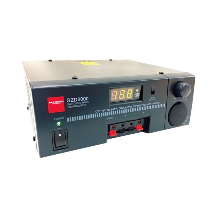 直流安定化電源(交流→直流) GZD2000 DC3V～15V 20A ボート用品 電装品