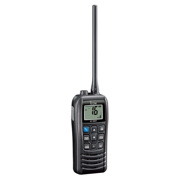 ICOM アイコム 国際VHF ICOM IC-M37J 防水性能IP57相当 無線機 アンテナ 通信｜ステディーサーフ店