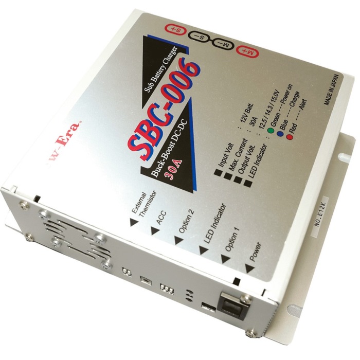 リチウムイオンバッテリー対応 サブバッテリーチャージャー SBC-006 30A ボート用品 電装品