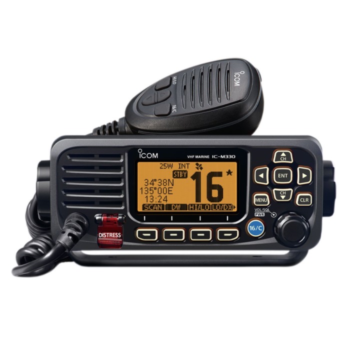 ICOM アイコム 国際VHF IC-M330J 25W据置型 ボート用品 航海計器・航海用具|ステディーサーフ店