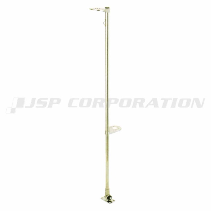 TAC 津守合金 オープンデッキマスト・可倒式 和船マスト 小糸用 全高 1740mm ボート用品 外装品｜ステディーサーフ店