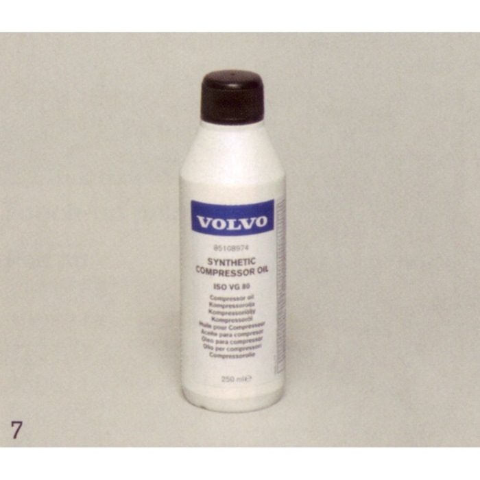 VOLVO Compressor oil 250ml 検査と修理 ケミカル(防錆肌理細か剤・差し油など)