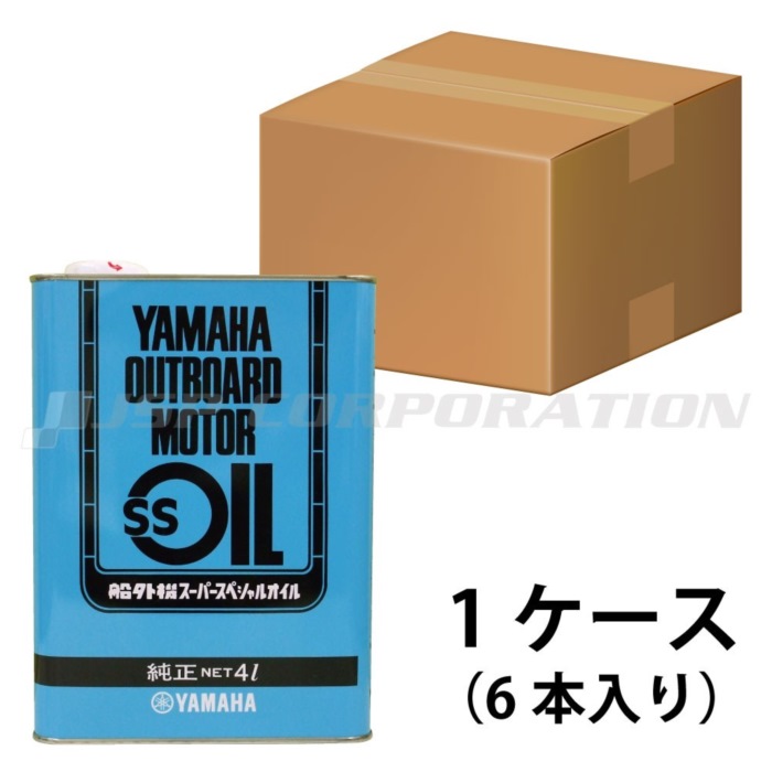 YAMAHA（ヤマハ） 船外機SS油絵の具 1容れもの スチール写真缶 4L×6本 短艇検査と修理装置