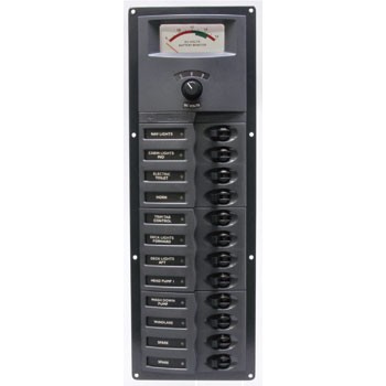 BEP MARINE DCサーキットブレーカーパネル 902AV 12V ボート用品 電装品