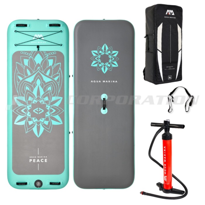 AQUA MARINA アクアマリーナ PEACE ピース ヨガ・フィットネス用 インフレータブルデッキ SUP サップ｜ステディーサーフ店