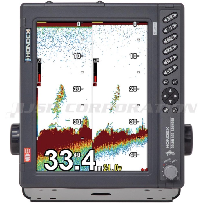 HONDEX ホンデックス HE-7300-WB 10.4型色つや液晶 広々としたダンス楽隊魚探 TD390振りまわす子 GPS・魚群さぐり当てる機