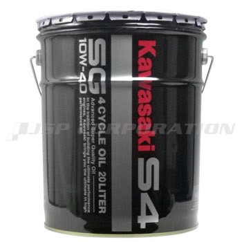KAWASAKI 4サイクルジェットオイル S4 SG10W-40 20Lペール缶 ジェットスキー PWC メンテナンス