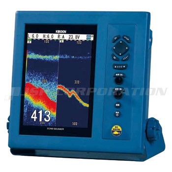 KODEN 10.4in液晶色つや魚探 (高感じやすさ型) CVS-1410HS 1kW 50 200サイクル 魚群さぐり当てる機