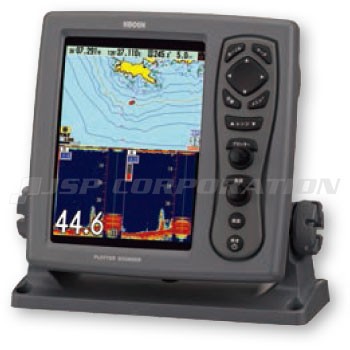 KODEN コーデン 8in色つや液晶プロッタ魚探 CVG-87 1kW 検出器なし 50 200kHz 小船装置 航する表示計器・航する物の具