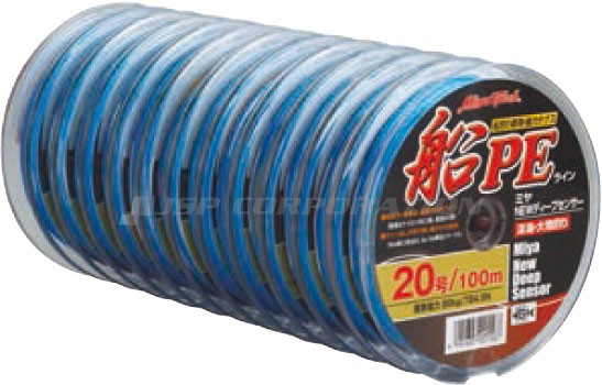 ミヤマエ製 ミヤニューディープセンサー 8号 1800m巻 ライン フィッシング 釣り