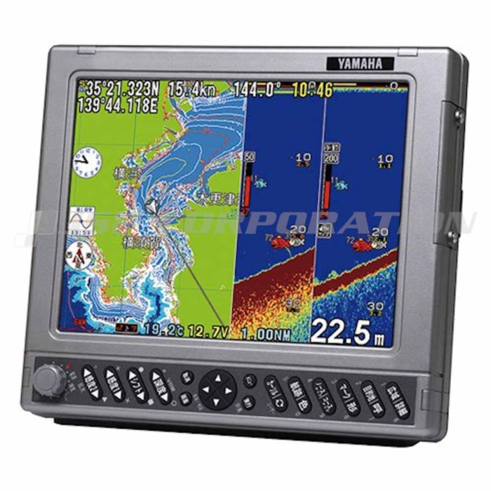 YAMAHA ヤマハ YFHII104S-FAAi 10.4型色つや液晶 GPSプロッタ魚探 空中線内蔵遣りくち 1kW 50 200kHz