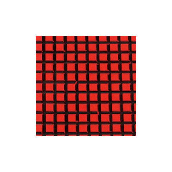 HYDRO-TURF ハイドロターフ ツートン汎用トラクションマット(テープ無) カットワッフル RED BLACK デッキマット ジェットスキー｜ステディーサーフ店