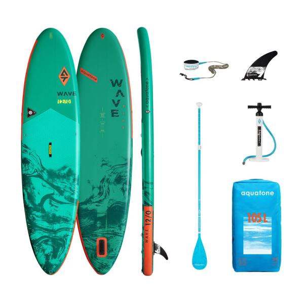AQUA TONE アクアトーン WAVE PLUS ウェーブプラス SUP(スタンドアップパドルボード) インフレータブル ALL-ROUND 12’0” SUP サップ