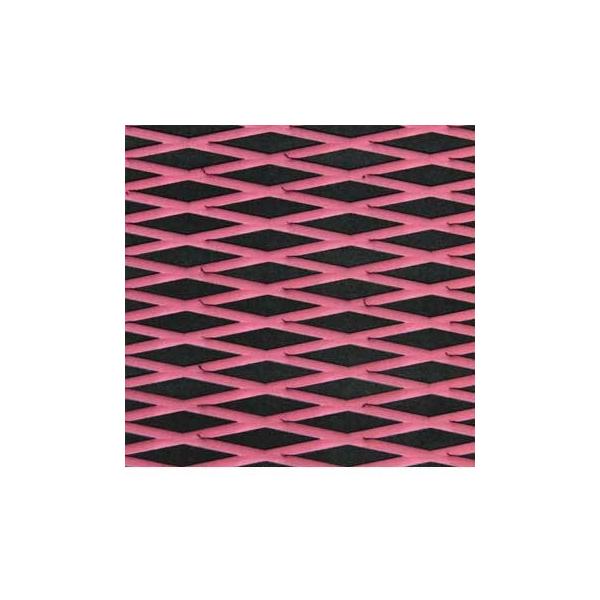 HYDRO-TURF ハイドロターフ ツートン汎用トラクションマット(テープ無) カットダイヤ BLACK PINK デッキマット ジェットスキー|ステディーサーフ店