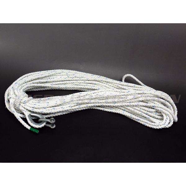 アンカーロープ (3つ打) 8φ&times;40m ボート用品 係船用具｜ステディーサーフ店