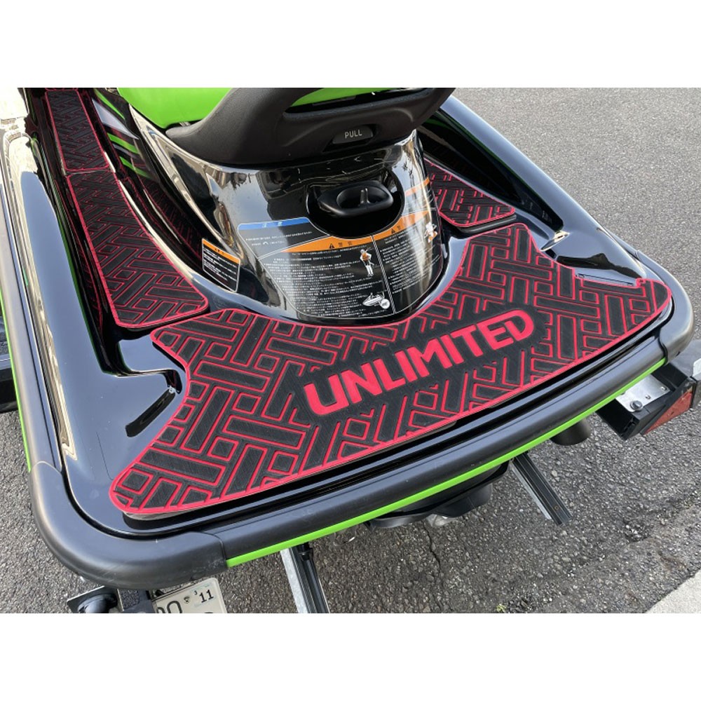 UNLIMITED(アンリミテッド) デッキマット テープ付き STX-15F 12F レクタングル ジェットスキー PWC デッキマット|ステディーサーフ店