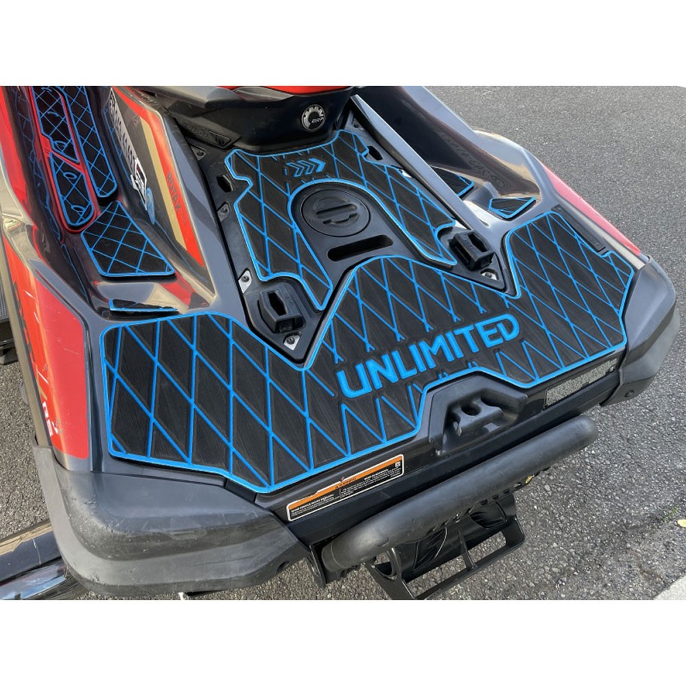 UNLIMITED(アンリミテッド) デッキマット テープ付き RXT-X ダイヤ ジェットスキー PWC デッキマット