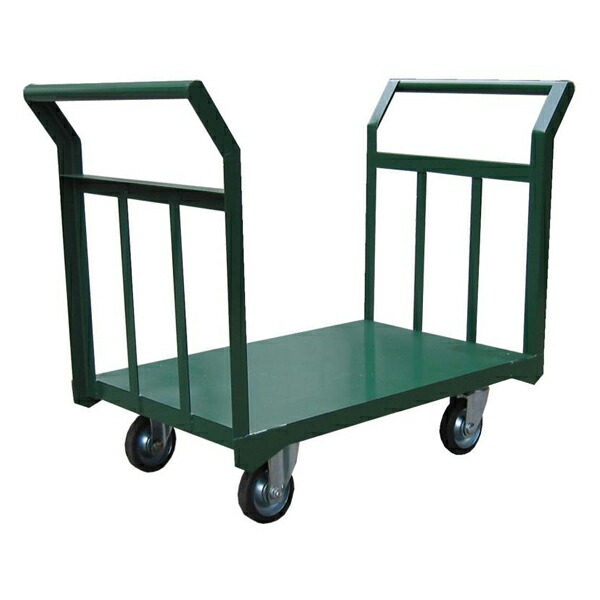 スチールアングル製運搬車 固定両袖ハンドル 積載荷重 600kg 積載面サイズ 長さ L 75 幅 D 1cm 床面高 29 2cm ハンドル高さ 90cm キャスター 0 グレーゴム 国産キャスター使用 自重 50 Kg Linumconsult Co Uk