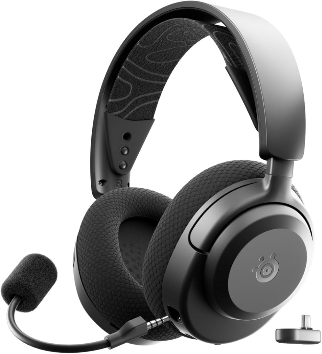 SteelSeries ゲーミングヘッドセット 受話器 Arctis Nova 3PW Black 軽さ 無線電話 密閉型 パソコン なおなお書き5 なおなお書き4 Switch 相応う RGB書き込み 人工知能学ノイズキャンセリング あき場所オーディオ Hi-Fi音声 合わせる能力のある