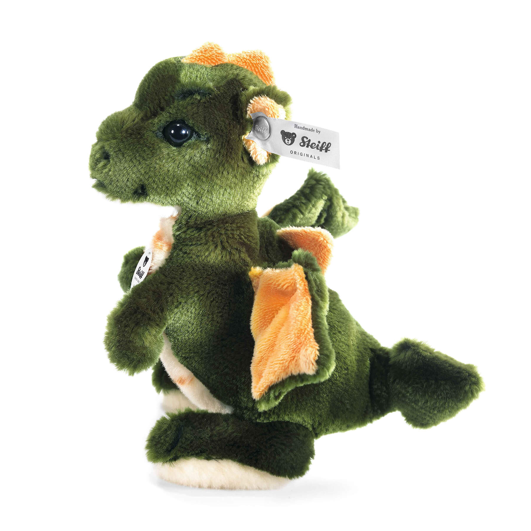 シュタイフsteiff　赤ちゃん恐竜 Amazon.co.jp: シュタイフ ステゴサウルスのスポット ぬいぐるみ