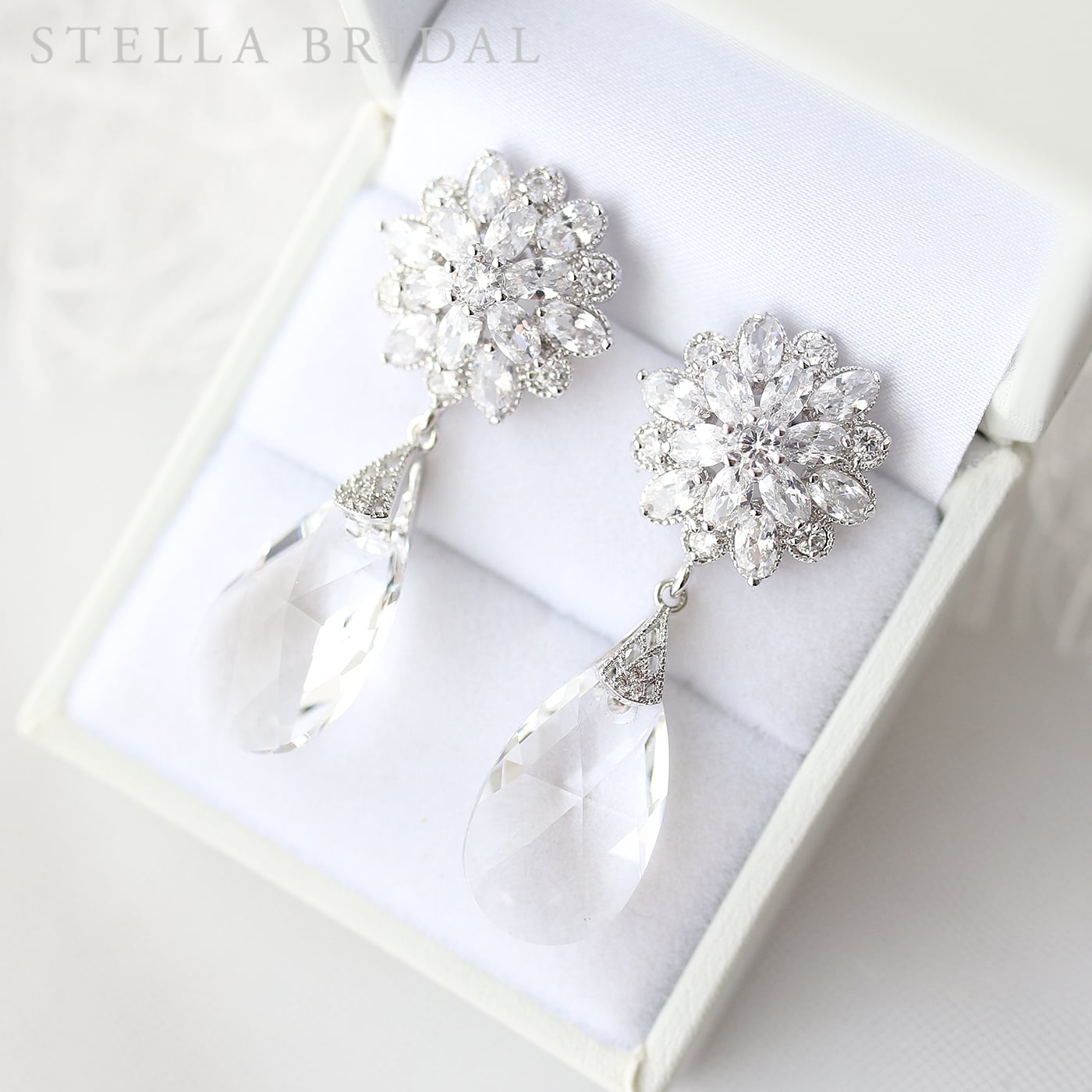 楽天市場】【STELLA BRIDAL公式】ブライダル イヤリング ピアス
