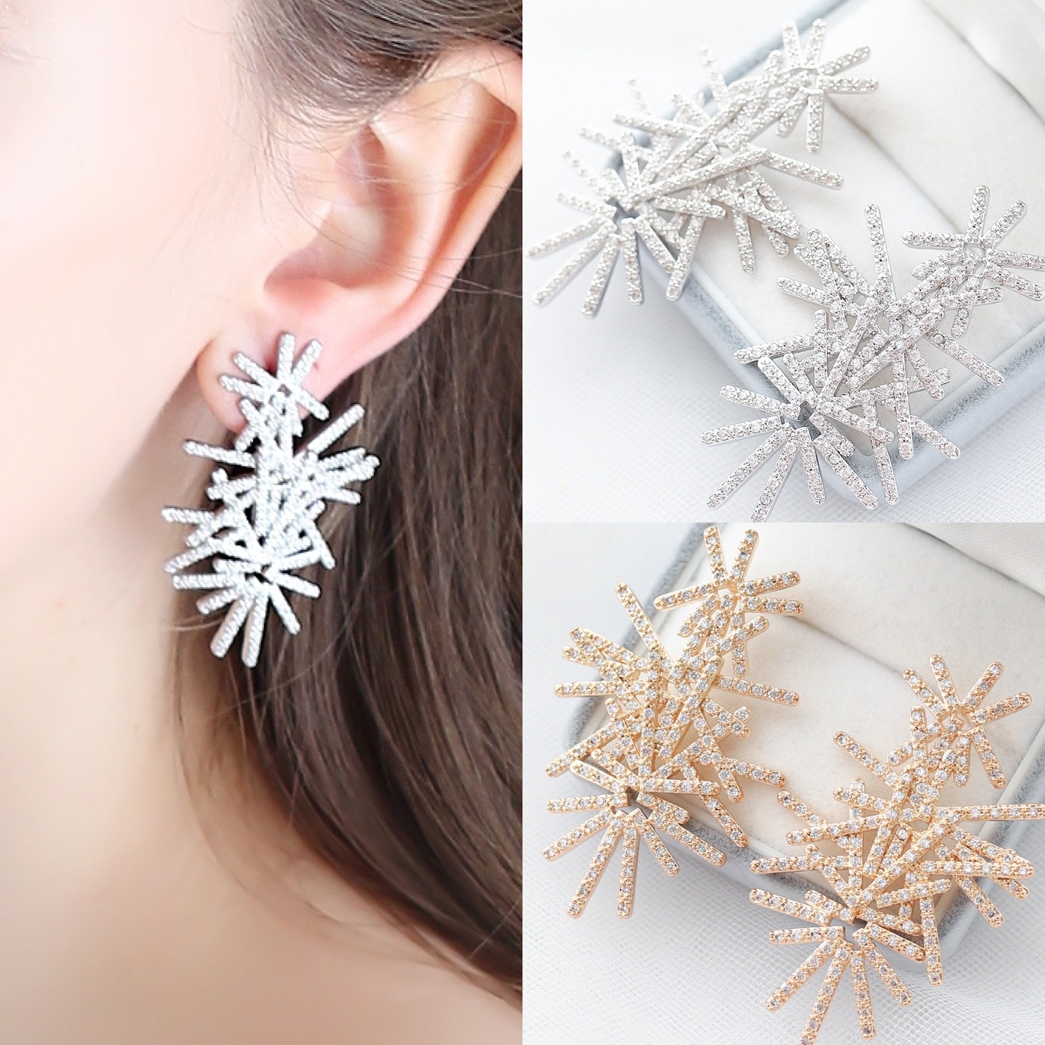 ステラブライダルピアス(アレルギー対応) STELLA BRIDAL公式】《最大180日保証》金属アレルギー対応 2WAY