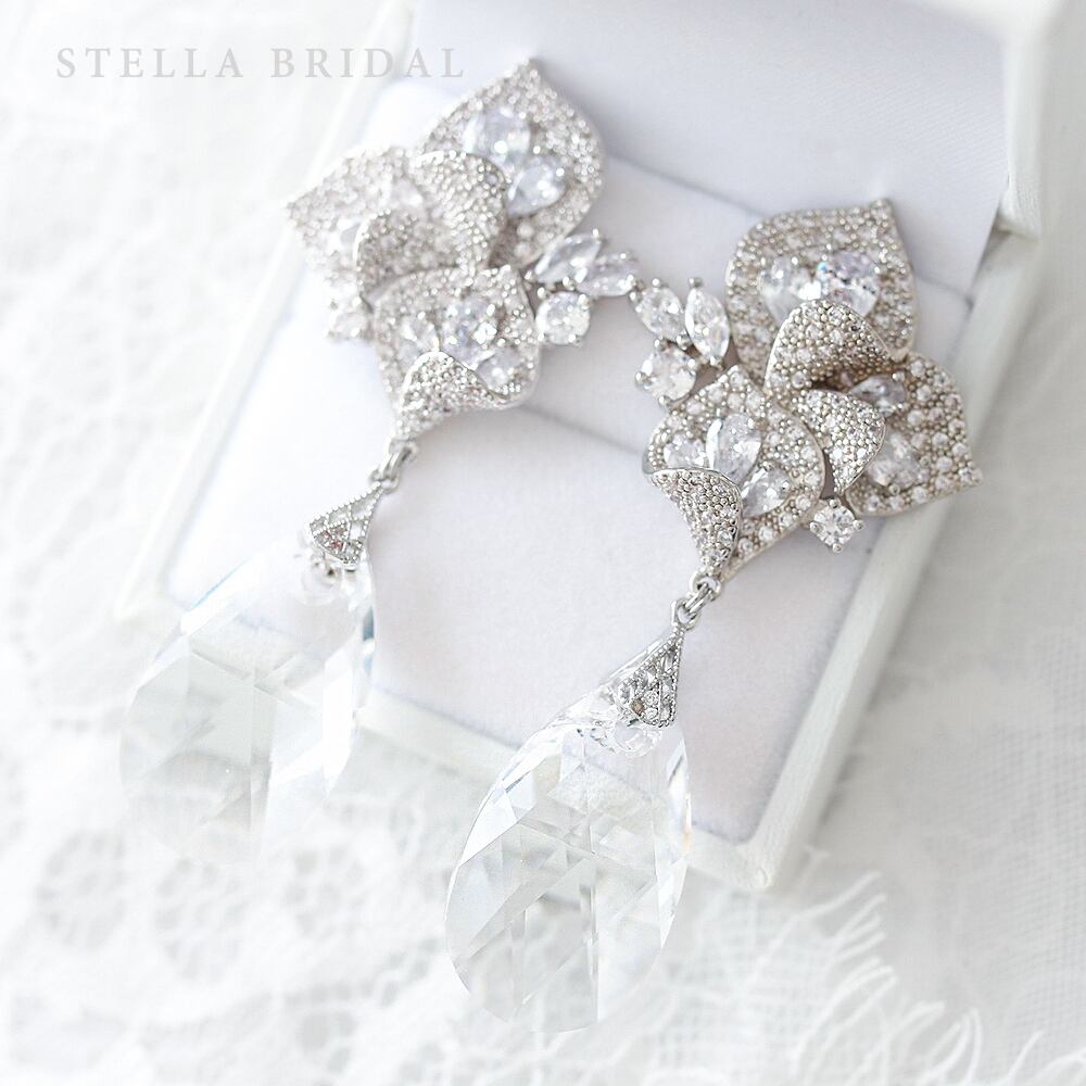 楽天市場】【STELLA BRIDAL公式】ブライダル イヤリング ピアス