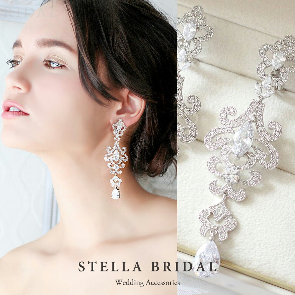 楽天市場】【STELLA BRIDAL公式】ブライダル ピアス イヤリング