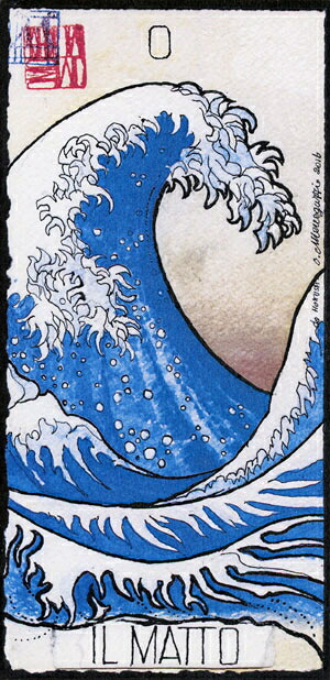 【オリジナル日本語解説書付き】葛飾北斎タロット/Hokusai Tarot