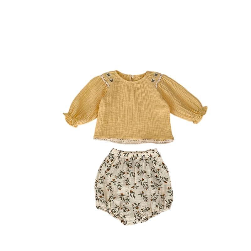 [シックキッズ] アンサンブル Girls Spring shirts & shorts set 66 [並行輸入品]