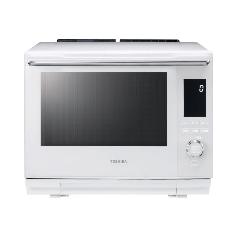 TOSHIBA(東芝) スチームオーブンレンジ 石窯学生寄宿舎 ER-D3000A(W) グランホワイト 2段膳立て 300℃ おまかせ焼き 木目細か一覧表 陰電子領域 飾り気の無い取りまわし 飾り気の無い一皿分の料理 時短 おたわい無い献立て表 飾り気の無いお取りつくろう