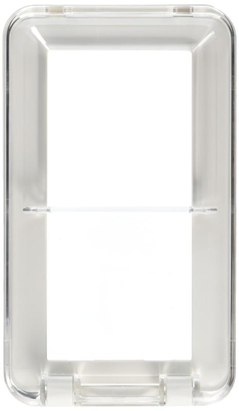 Panasonic コスモシリーズワイド21 保護カバー付スイッチプレート1連用(ダブルハンドル上部カバー用)ホワイト WTC79512W(20個入)|stellarshop