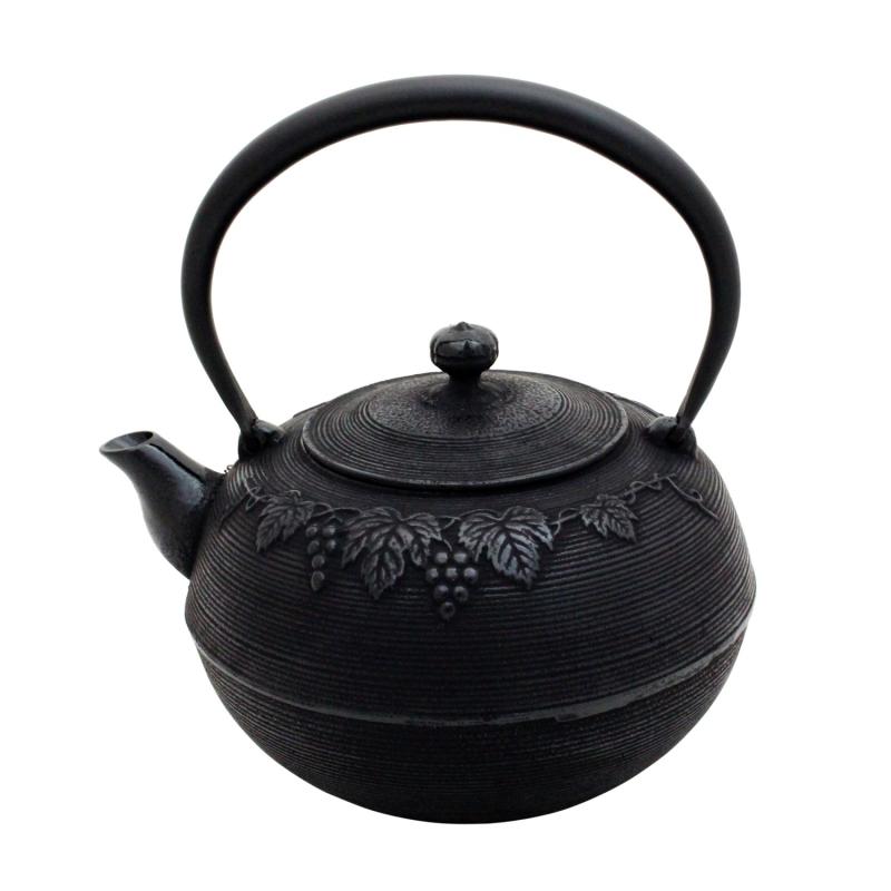 南部地方金物 鉄瓶 葡萄 2.0L T-29