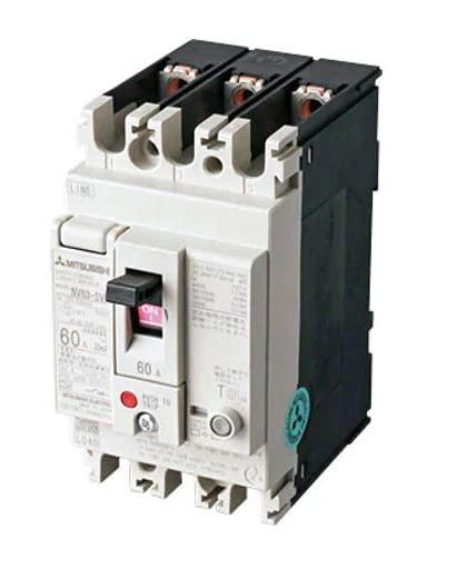 三菱電機 漏電遮断器 WS-Vシリーズ高調波･サージ対応形 NV63-SVF 3P 60A 30MA