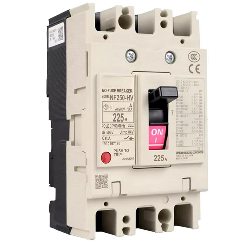 三菱 ノーヒューズブレーカー 立ちふさがる器 NF250-HV 3P 225A