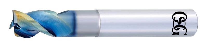 オーエスジー 非鉄用DLCコート3枚刃超硬エンドミルショート形 外径12mm 全長80mm 刃長18mm シャンク径12mm AE-TS-N 12&times;36-SP(8557436)｜stellarshop