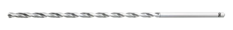 オーエスジー 銅・アルミニウム用油穴付き超硬エキストラロングドリル 直径3mm 全長105mm 溝長55mm シャンク径3mm CAO-GDXL 3×15D(8567130)