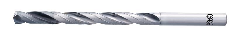 オーエスジー ステンレス・チタン合金用WXLコート油穴付き超硬ドリル8Dタイプ 直径2.6mm 全長80mm 溝長29mm シャンク径3mm ADO-SUS-8D 2.6-3(8686260)