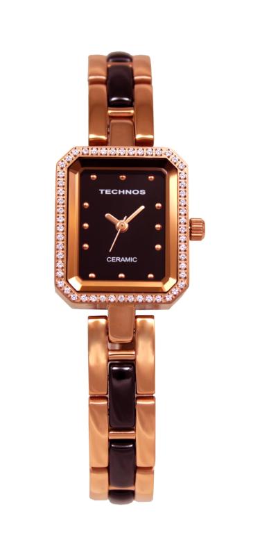 [テクノス]TECHNOS 腕時計 セラミック パヴェウォッチ T9831PB