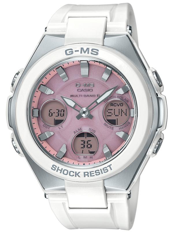 [カシオ] 腕時計 ベビージー G-MS 電波ソーラー MSG-W100-7A3JF レディース ホワイト