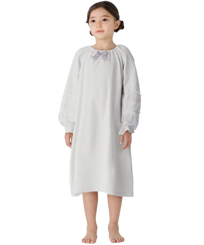 Wacoal KIDS JUINOR(ワコール キッズ ジュニア) キッズ 女児パジャマ【ワコール プレミアム】 ネグリジェ 女の子 長袖 ひざ下丈 CQS604ガールズ 10,626円