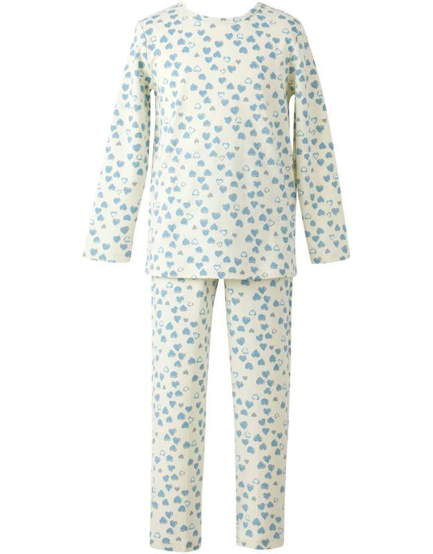 Wacoal KIDS JUINOR(ワコール キッズ ジュニア) キッズ 長袖 女児パジャマ綿100%(本体素材) 長ズボン 上下セット かぶりタイプ 女の子 CTR137ガールズ|stellarshop
