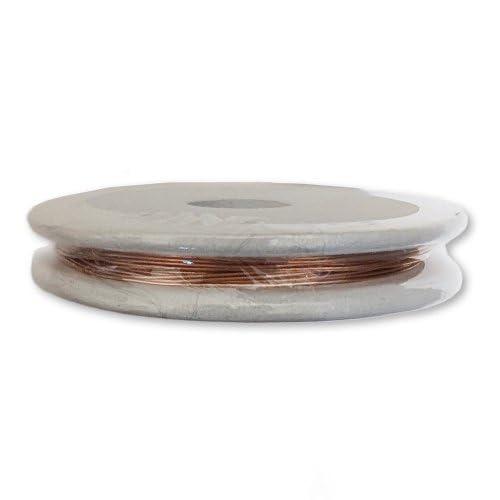 銅線 0.2mm 5m (純銅、被覆なし、Cu99.99％、200ミクロン) copper-wire-0200-005