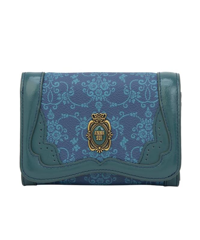 ANNA SUI(アナスイ) ロバート・エドワード・リーブル 二つ折り紙入れ 紙入れ 紙入れ 歌留多入れ付き添い人 レディース 317881