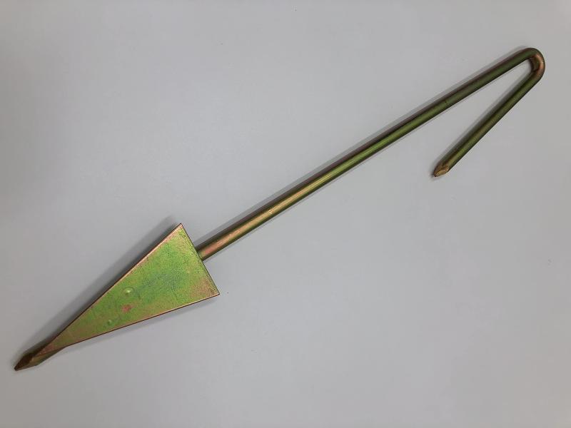 羽根付き鉄製アンカーφ9mm&times;440mm【50本入】｜stellarshop