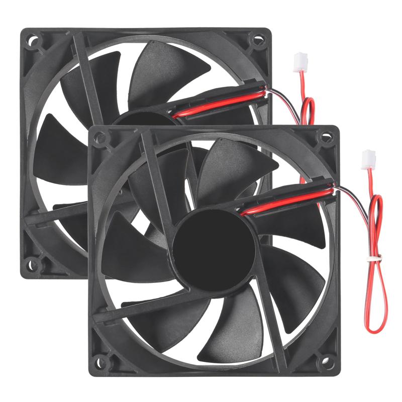 【楽天市場】2Pcs 92mm x 92mm x 25mm ファン DC 12V 9225 PC コンピュータケース CPU クーラー ...