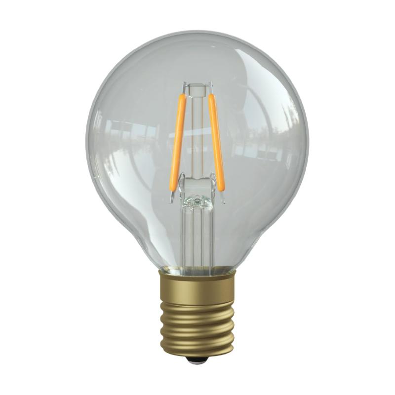 OnlyOne(オンリーワン) LED電球 Siphon(サイフォン) ボール50 クリアガラス 35W相当 暖系電球色(2400K) E17 2.5W 300lm LDF135D の商品写真
