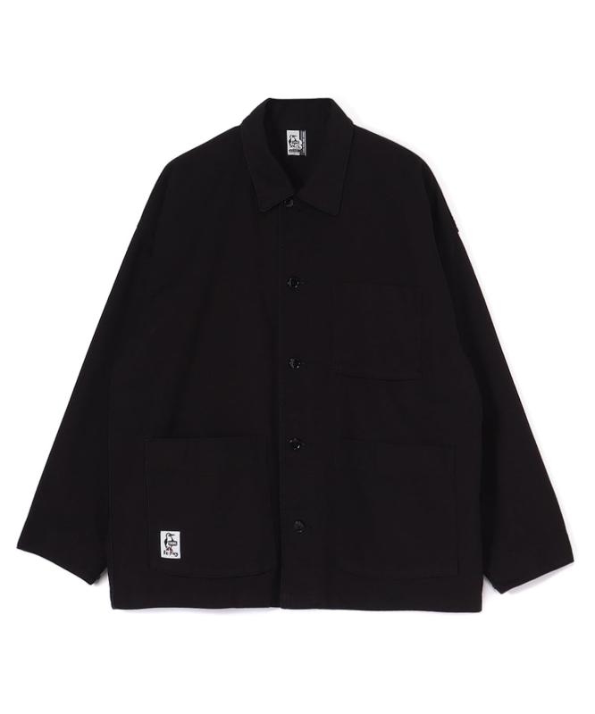 [チャムス] アウター SHINJIRO TANAKA Oversized Coverall レディース Black M｜stellarshop