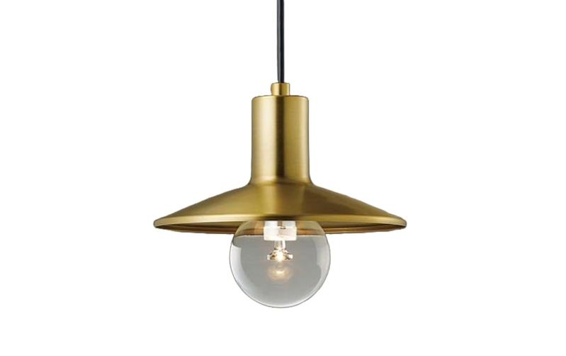 パナソニック (Panasonic) クリアランプペンダント (CLEA RLAMP PENDANT) LED電球3.4W1灯 天井吊下型 直付タイプ LED電球交換型 電球色 真ちゅう色 直径200×高さ174mm LGB15808